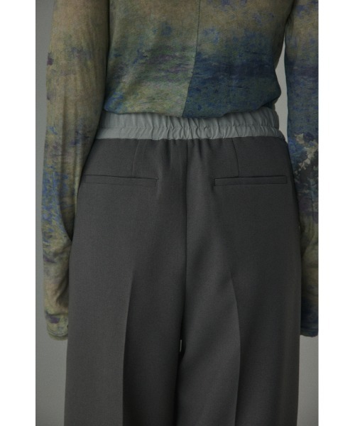 BLACK BY MOUSSY（ブラックバイマウジー）の「waist switching pants(ウエストスウィッチングパンツ)（スラックス・レディース・ブラック/グレー・1/2）」の7枚目の写真