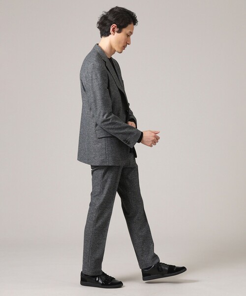 セール】【限定展開】先染めメランジ スラックス（セットアップ対応