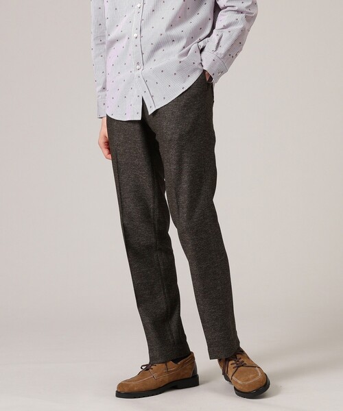 セール】【限定展開】先染めメランジ スラックス（セットアップ対応