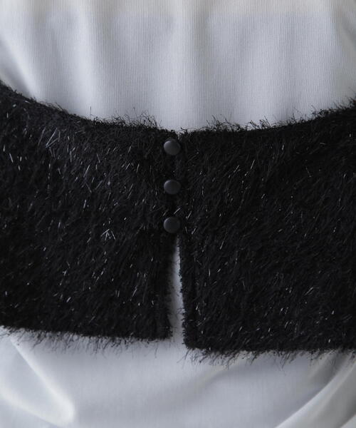 FREE'S MART（フリーズマート）の「ラメキャミソールビスチェ（キャミソール・レディース・ホワイト/ブラック・FREE）」の11枚目の写真