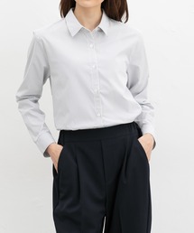 【らくらくアイロン】らくらく伸縮シャツ