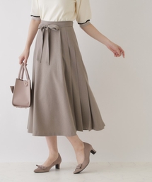 couture brooch | 【美シルエット・好印象スカート】サイドタックプリーツスカート(スカート)