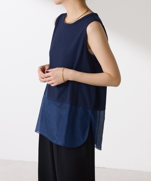 COLLAGE GALLARDAGALANTE - 【C′NOTE/ノート】 裾シアーロンT C′NOTE/ 裾シアーロンT（Tシャツ/カットソー）｜COLLAGE