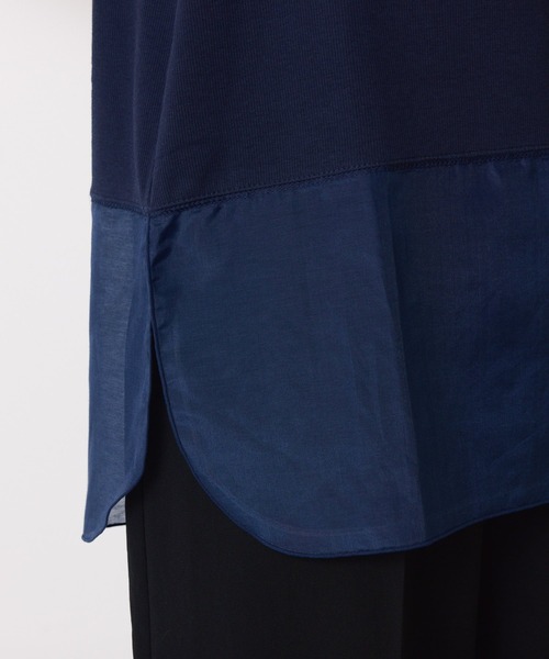 COLLAGE GALLARDAGALANTE（コラージュガリャルダガランテ）の「C′NOTE/裾シアータンク（キャミソール・レディース・ブラック/チャコールグレー/ホワイト/グレー/ネイビー・FREE）」の17枚目の写真