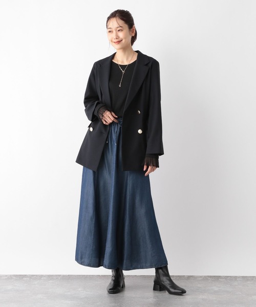 【未使用】Aurelie5点セット GLOBAL WORK（グローバルワーク）の「エアリーリラックスDenimスカート