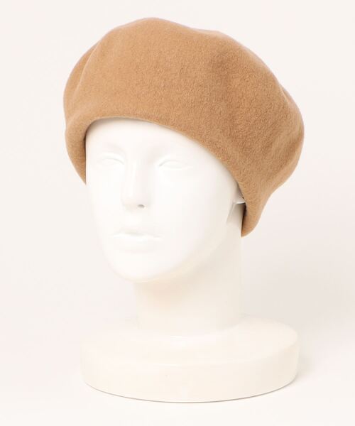 Kopka ACCESSORIES（コプカアクセサリーズ）の「Kopka KO-002 Woollen Roll Up Brt（ハンチング/ベレー帽・レディース・ダークブラウン/キャメル/アイボリー/その他・O/S）」の3枚目の写真