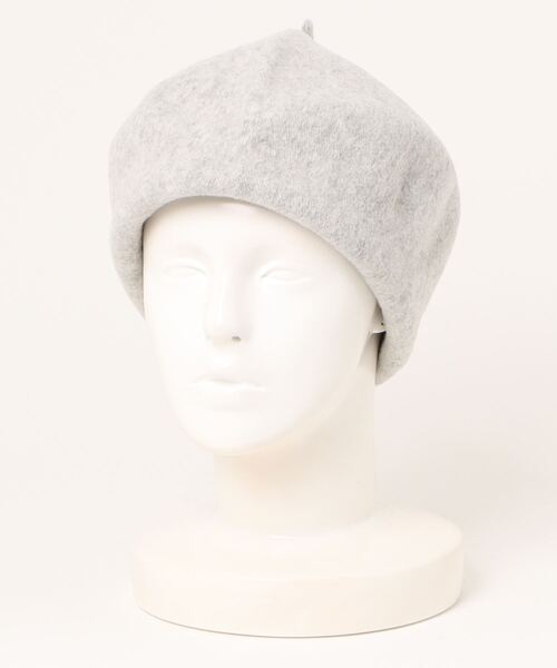 Kopka ACCESSORIES（コプカアクセサリーズ）の「Kopka KO-002 Woollen Roll Up Brt（ハンチング/ベレー帽・レディース・ダークブラウン/キャメル/アイボリー/その他・O/S）」の4枚目の写真