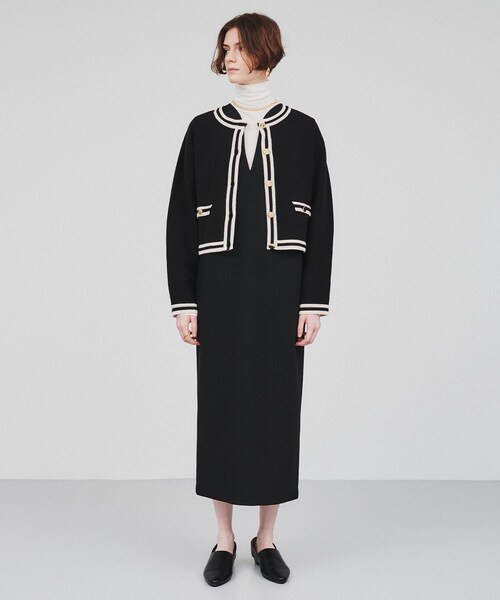 cloenc（クロエンス）の「◆キーネック ジャンパースカート（ワンピース・レディース・ブラック/カーキ・01/02/03）」の14枚目の写真