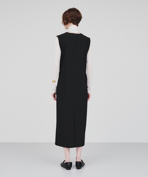 cloenc（クロエンス）の「◆キーネック ジャンパースカート（ワンピース・レディース・ブラック/カーキ・01/02/03）」の16枚目の写真