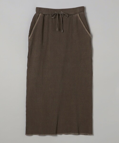 coen（コーエン）の「ピグメントリブイージーナロースカート（スカート・レディース・ロイヤルブルー/ダークグレー/ブラウン/ナチュラル・L/M）」の2枚目の写真