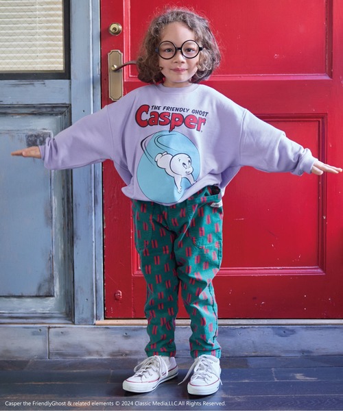 MARKEY'S(マーキーズ)の「【Casper/キャスパー】別注トレーナー(スウェット・キッズ・ライトグレー/ラベンダー・150/140/130/120/110/100/95/90/80)」の10枚目の写真
