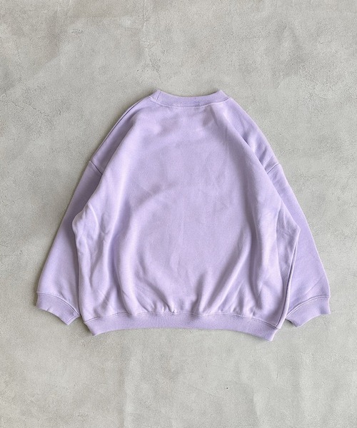 MARKEY'S(マーキーズ)の「【Casper/キャスパー】別注トレーナー(スウェット・キッズ・ライトグレー/ラベンダー・150/140/130/120/110/100/95/90/80)」の4枚目の写真