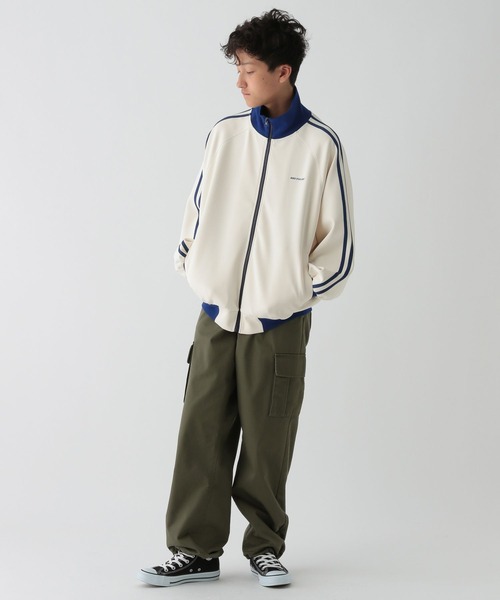 GLOBAL WORK（グローバルワーク）の「トラックジャケット/AND YUA ANY/137656（ジャージ・キッズ・アイボリー/グリーン・160cm/150cm）」の15枚目の写真