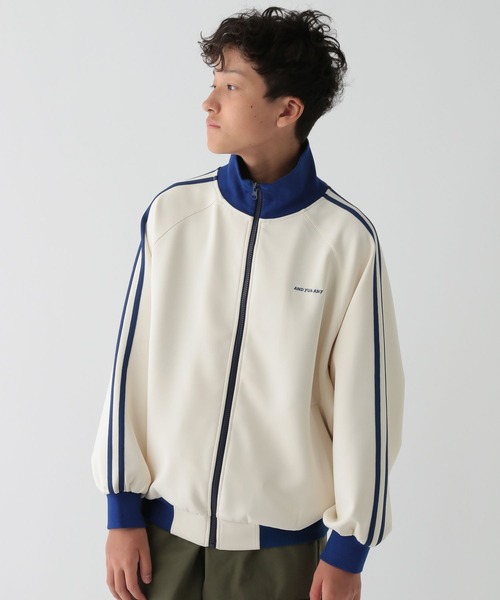 GLOBAL WORK（グローバルワーク）の「トラックジャケット/AND YUA ANY/137656（ジャージ・キッズ・アイボリー/グリーン・160cm/150cm）」の16枚目の写真