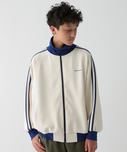 GLOBAL WORK（グローバルワーク）の「トラックジャケット/AND YUA ANY/137656（ジャージ・キッズ・アイボリー/グリーン・160cm/150cm）」の17枚目の写真