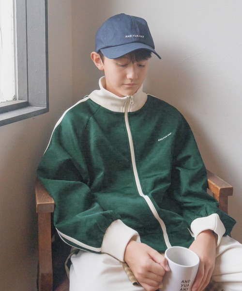 GLOBAL WORK（グローバルワーク）の「トラックジャケット/AND YUA ANY/137656（ジャージ・キッズ・アイボリー/グリーン・160cm/150cm）」の9枚目の写真