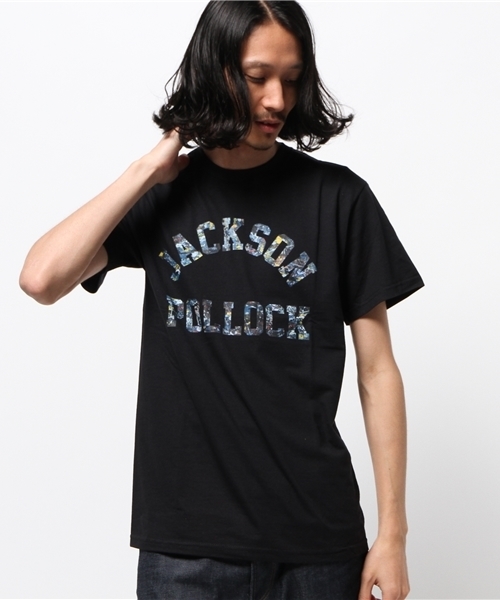 Sync.(スィンク)の「Sync.【JACKSON POLLOCK STUDIO】TEE "JACKSON POLLOCK STUDIO"(Tシャツ/カットソー・メンズ・ホワイト/ヘザーグレー/ブラック・MEDIUM/SMALL/LARGE/X-LARGE)」の1枚目の写真