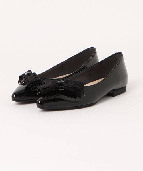 MERMAID マーメイド ポインテッドバイアスリボフラットパンプス（パンプス）｜Import & Select（インポートアンドセレクト）