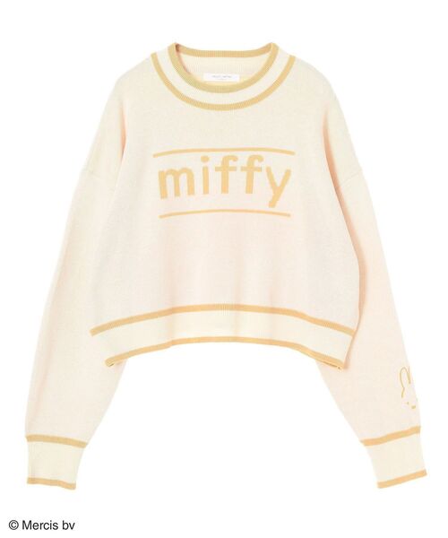 Miffy（ ミッフィー）の「Miffy/配色ニットプルオーバー（ニット/セーター・レディース・ブルー/イエロー・FREE）」の5枚目の写真