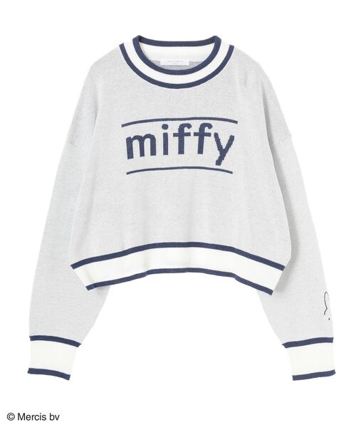 Miffy（ ミッフィー）の「Miffy/配色ニットプルオーバー（ニット/セーター・レディース・ブルー/イエロー・FREE）」の15枚目の写真