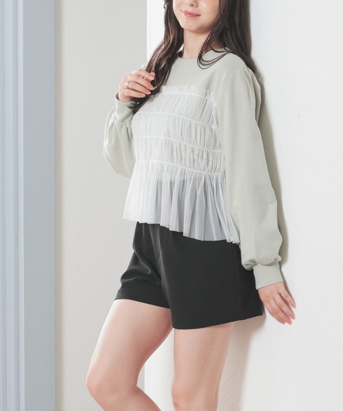 ビスチェ風トップス（Tシャツ/カットソー）｜Honeys（ハニーズ）の