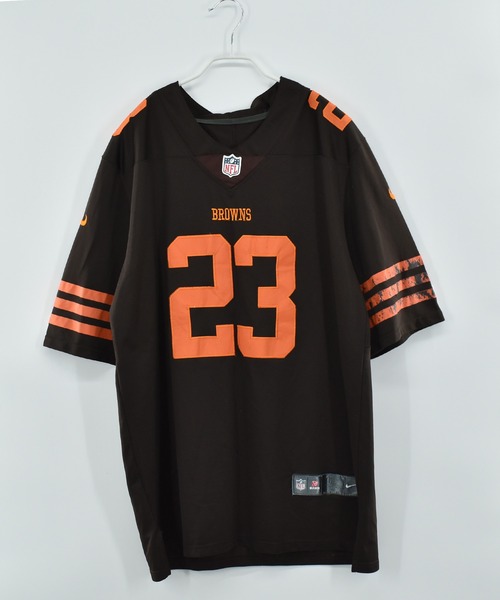NIKE（ナイキ）の「【ヴィンテージ古着】NIKE NFL BROWNS 23 HADEN ゲームシャツ（その他トップス・メンズ・ブラウン・LARGE）」の9枚目の写真