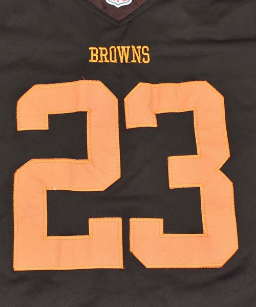 NIKE（ナイキ）の「【ヴィンテージ古着】NIKE NFL BROWNS 23 HADEN ゲームシャツ（その他トップス・メンズ・ブラウン・LARGE）」の3枚目の写真