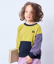 BIG FIELD（ビッグフィールド）の「スウェード裏毛切り替えトレーナー（スウェット・キッズ）」