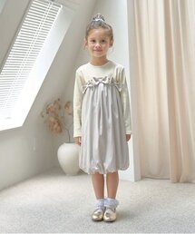 Lycee mine（リセマイン）の「【あったかアイテム】ドッキングバルーンワンピース（ワンピース・キッズ）」