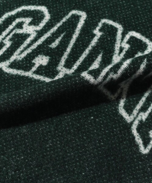 GANNI（ガニー）の「GANNI/ガニー NARROW SCARF / A6204 / A6203 / ニットスカーフ（マフラー・レディース・ブルーグリーン/レッド・ONE SIZE）」の10枚目の写真