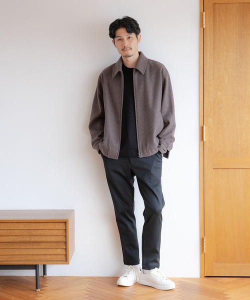 GLOBAL WORK(グローバルワーク)の「アンチピリングワッフルニット/116381(ニット/セーター・メンズ・アイボリー/ブラック/グレー/グレイッシュベージュ/グリーン/ネイビー・SMALL/MEDIUM/LARGE/X-LARGE)」の9枚目の写真