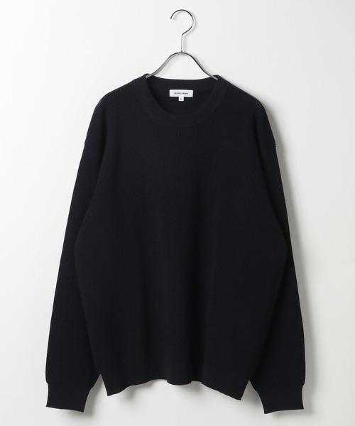 GLOBAL WORK(グローバルワーク)の「アンチピリングワッフルニット/116381(ニット/セーター・メンズ・アイボリー/ブラック/グレー/グレイッシュベージュ/グリーン/ネイビー・SMALL/MEDIUM/LARGE/X-LARGE)」の13枚目の写真