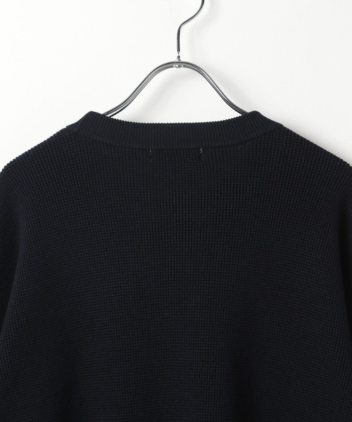 GLOBAL WORK(グローバルワーク)の「アンチピリングワッフルニット/116381(ニット/セーター・メンズ・アイボリー/ブラック/グレー/グレイッシュベージュ/グリーン/ネイビー・SMALL/MEDIUM/LARGE/X-LARGE)」の18枚目の写真