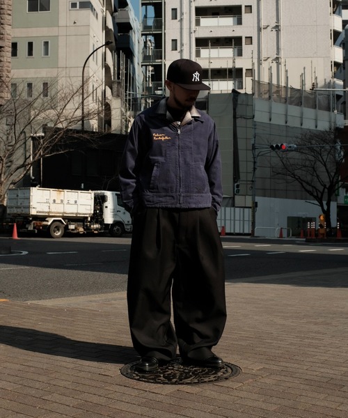 THRIFTY LOOK（スリフティールック）の「【THRIFTY LOOK / スリフティールック】FFA JACKET（ブルゾン・メンズ・ネイビー/ブラック/ホワイト・MEDIUM/LARGE）」の5枚目の写真