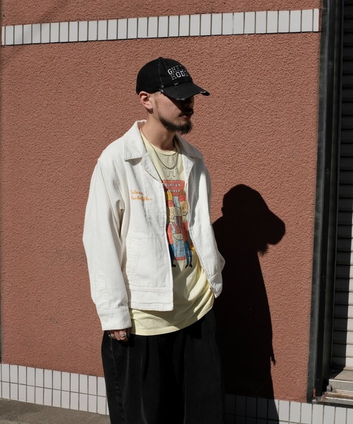 THRIFTY LOOK（スリフティールック）の「【THRIFTY LOOK / スリフティールック】FFA JACKET（ブルゾン・メンズ・ネイビー/ブラック/ホワイト・MEDIUM/LARGE）」の18枚目の写真
