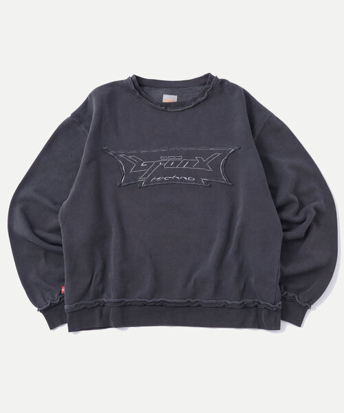 WHO'S WHO gallery（フーズフーギャラリー）の「【KOOKY'N/クーキー】BRONX パッチ刺繍スウェット（スウェット・レディース・ネイビー/チャコールグレー/ブラック・MEDIUM/LARGE）」の19枚目の写真