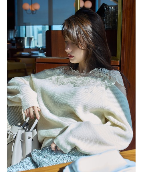 FRAY I.D（フレイアイディー）の「レースオフショルダーカッティング