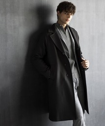 MONSIEUR NICOLE | MILIOR カシミヤ混ウールメルトン チェスターコート(チェスターコート)