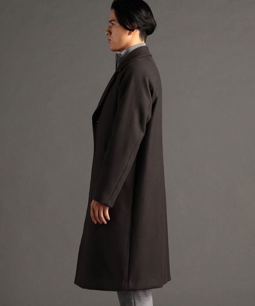 MONSIEUR NICOLE（ムッシュニコル）の「MILIOR カシミヤ混ウールメルトン チェスターコート（チェスターコート・メンズ・ブラック/チャコールグレー・MEDIUM/LARGE/X-LARGE）」の10枚目の写真