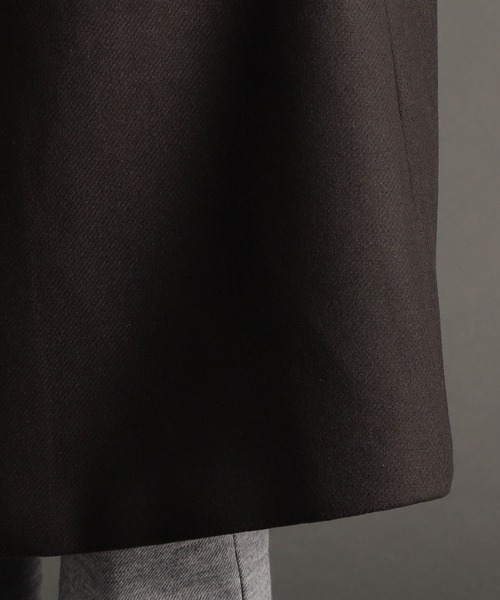 MONSIEUR NICOLE（ムッシュニコル）の「MILIOR カシミヤ混ウールメルトン チェスターコート（チェスターコート・メンズ・ブラック/チャコールグレー・MEDIUM/LARGE/X-LARGE）」の15枚目の写真