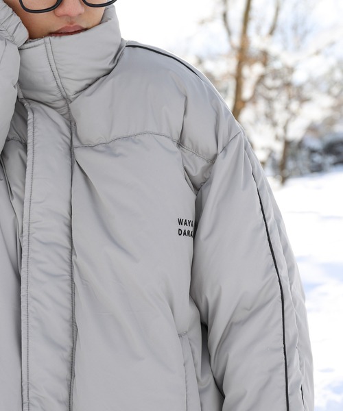 ZIP FIVE(ジップファイブ)の「【ZIP FIVE】 ファイバー ダウン パイピング 中綿 パディング ブルゾン ジャケット(ダウンジャケット/コート・レディース・グレー/グレー系/ブラック/ホワイト系/チャコール/ブラック系/ホワイト/グレー系1・SMALL/MEDIUM/LARGE)」の6枚目の写真