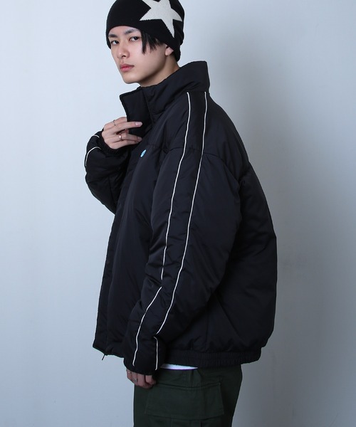 ZIP FIVE】 ファイバー ダウン パイピング 中綿 パディング ブルゾン