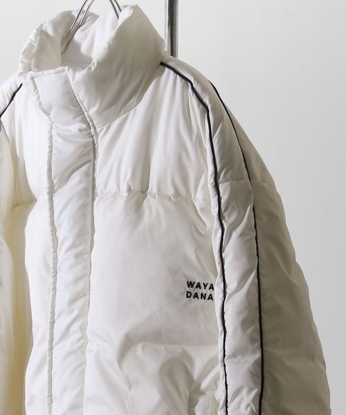 ZIP FIVE(ジップファイブ)の「【ZIP FIVE】 ファイバー ダウン パイピング 中綿 パディング ブルゾン ジャケット(ダウンジャケット/コート・レディース・グレー/グレー系/ブラック/ホワイト系/チャコール/ブラック系/ホワイト/グレー系1・SMALL/MEDIUM/LARGE)」の20枚目の写真