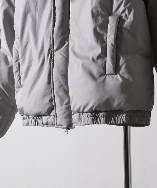 ZIP FIVE(ジップファイブ)の「【ZIP FIVE】 ファイバー ダウン パイピング 中綿 パディング ブルゾン ジャケット(ダウンジャケット/コート・レディース・グレー/グレー系/ブラック/ホワイト系/チャコール/ブラック系/ホワイト/グレー系1・SMALL/MEDIUM/LARGE)」の14枚目の写真