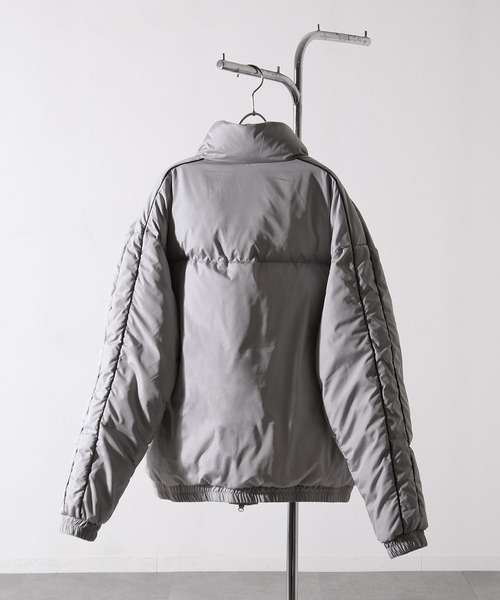 ZIP FIVE(ジップファイブ)の「【ZIP FIVE】 ファイバー ダウン パイピング 中綿 パディング ブルゾン ジャケット(ダウンジャケット/コート・レディース・グレー/グレー系/ブラック/ホワイト系/チャコール/ブラック系/ホワイト/グレー系1・SMALL/MEDIUM/LARGE)」の16枚目の写真
