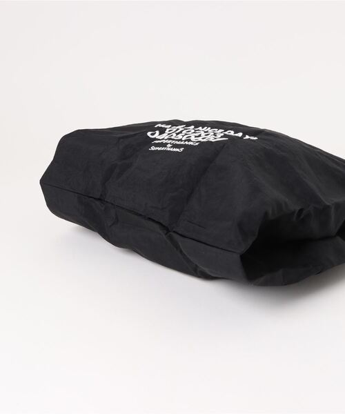 SUPERTHANKS(スーパーサンクス)の「【Ja】【SUPERTHANKS】HAVE A NICE DAY! ECO BAG(エコバッグ/サブバッグ・レディース・ブラック・FREE)」の4枚目の写真