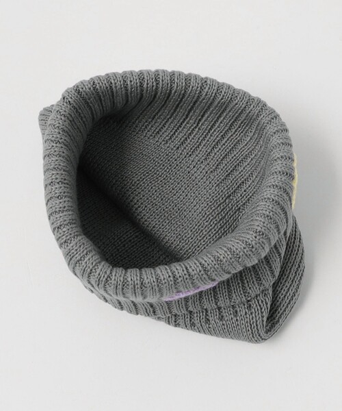 green label relaxing(グリーンレーベルリラクシング)の「GLR フラワービーニー / ニット帽 / キッズ(ニットキャップ/ビーニー・キッズ・ブラウン/ブラック/グレー・FREE)」の6枚目の写真