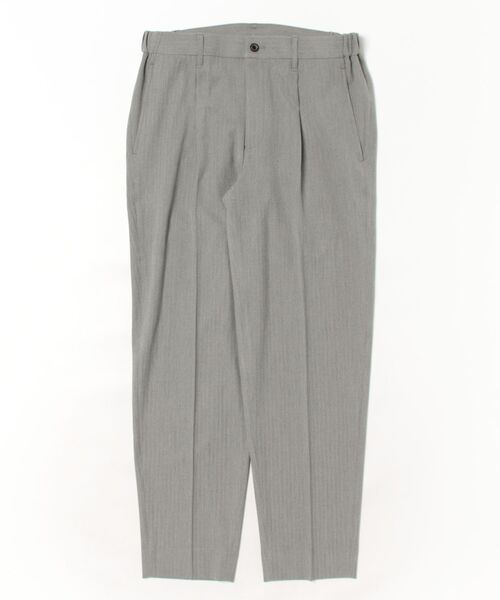 UNITED TOKYO（ユナイテッドトウキョウ）の「アウトラスト キープクリース 1タック ストレートパンツ｜セットアップ可｜体温調節機能（スラックス・メンズ・チェック/ダークグレー/ブラック/ライトグレー/ライトベージュ/その他4/グレイッシュベージュ/ダークブラウン/その他6/ライトブラウン/グリーン/ホワイト/ネイビー・2/3/1/4）」の11枚目の写真