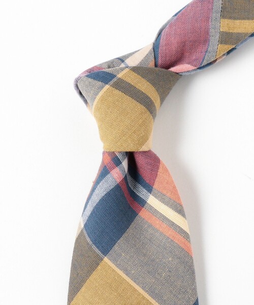 新品未使用 BROCKLEHURST × beamsf パッチワークネクタイ BEAMS F ネクタイ BROCKLEHURST / パッチワーク マドラス柄