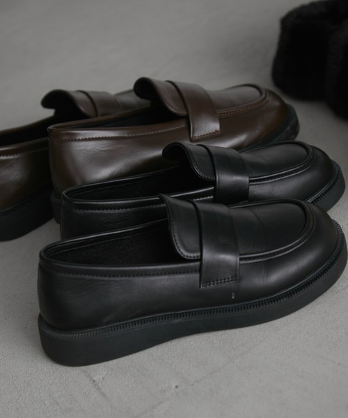 Aunt Marie's(アントマリーズ)の「【S,M,Lサイズ展開】ベーシックローファー(ローファー・レディース・ブラウン/ブラック・SMALL/MEDIUM/LARGE)」の3枚目の写真